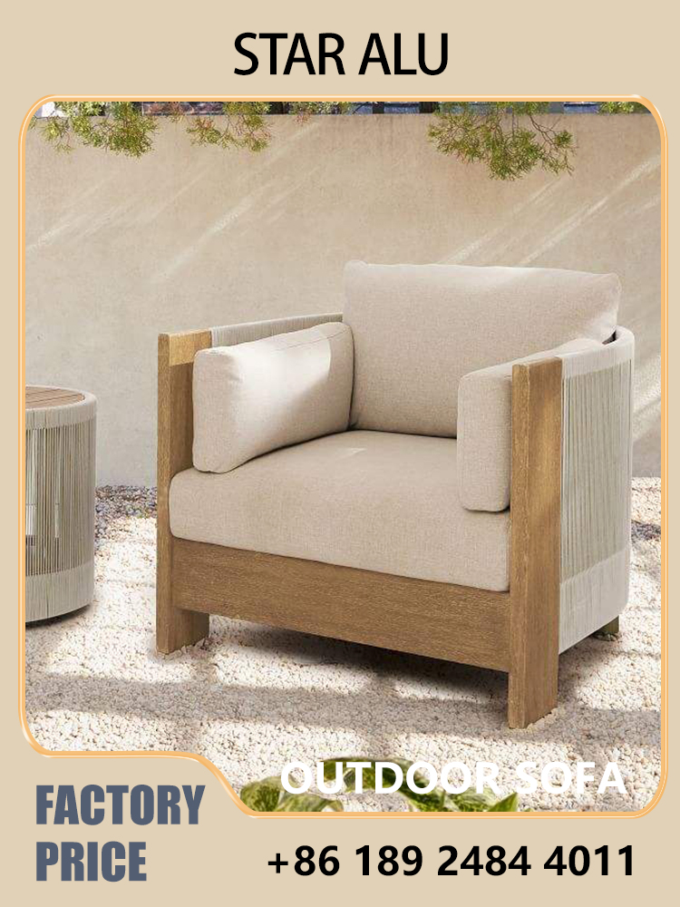 高密度フォームクッション、無垢材の脚、耐荷重300ポンド、リ - Outdoor Furniture Luxury のレビューと価格