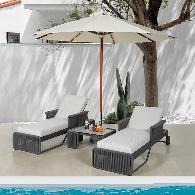 高級アルミ製屋外サンベッドラウンジャー、ホテルのプールやビー - Outdoor Furniture Luxury のレビューと価格