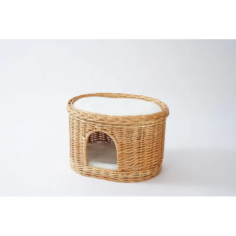 JY製ウィッカー猫ケージ、犬用屋外ハウス、木製室内大型段ボー - Outdoor Furniture Luxury のレビューと価格